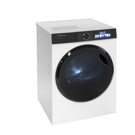 Schonhaus TDSHF018A3G 8kg Heatpump Tumble Dryer - White - Image 6