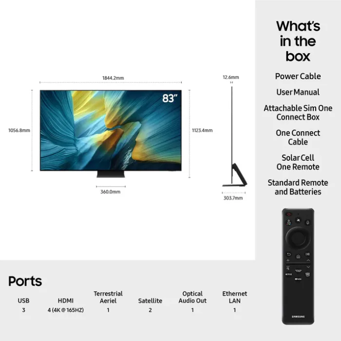 Samsung QE83S95F 83” OLED (2025) - Image 7